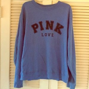 PINK crew neck sweater